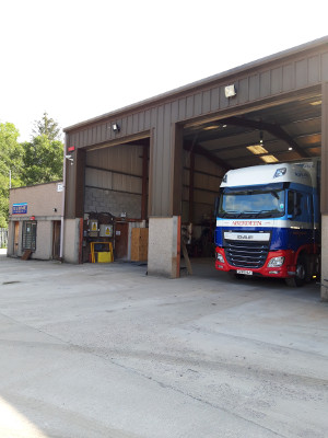 R A Howie based at Kemnay, Kintore, Inverurie,(near Aberdeen) Aberdeenshire, Scotland offer self storage container hire and 
storage facilities and truck and trailer maintenance including preparation for Ministry of Transport tests (MOTs)